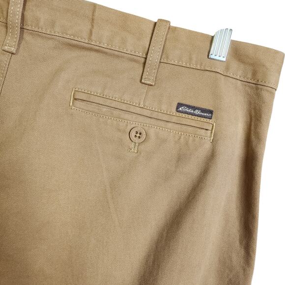 Eddie Bauer Mens Classic Fit Legendwash Pants Size 38 X 34 Saddle Khaki Cotton - Picture 5 of 15